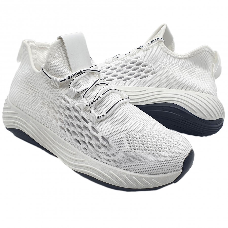 Pantofi Casual Clima Alb Cod 5015 - Pantofi sport-oferit de denyonline.ro