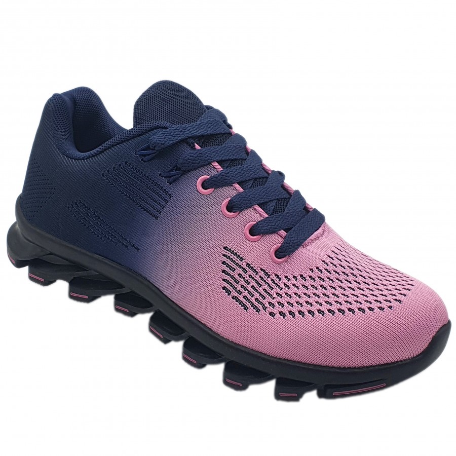 Pantofi Spira  Sport Negru Roz Cod 5012 - Pantofi sport-oferit de denyonline.ro