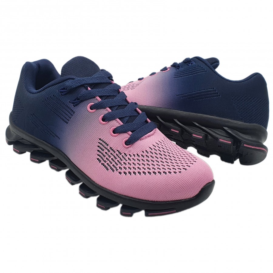 Pantofi Spira  Sport Negru Roz Cod 5012 - Pantofi sport-oferit de denyonline.ro
