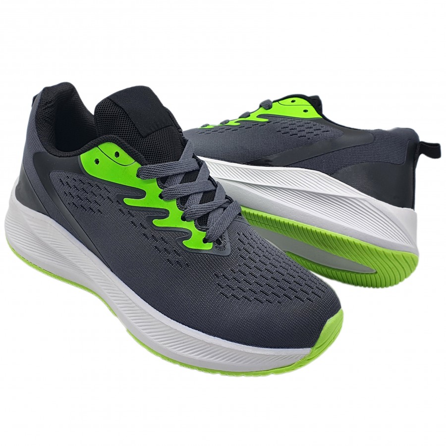Pantofi Sport Zoom Gri  Cod 5018 - Pantofi sport-oferit de denyonline.ro