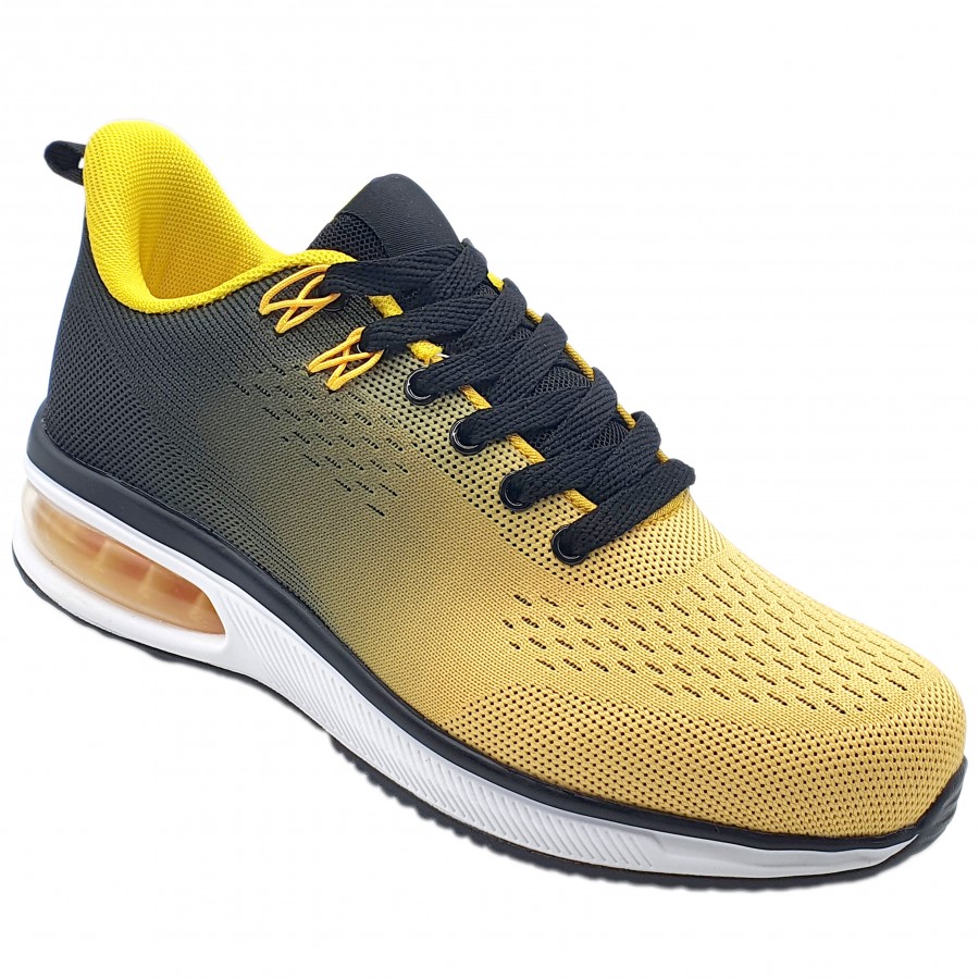 Pantofi Sport Thor Galben Negru  Cod 5020 - Pantofi sport-oferit de denyonline.ro