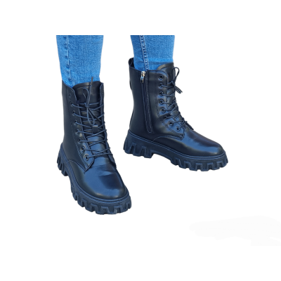 Ghete Lisa Negru Imblanite Cod 4538