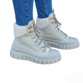 Ghete Dama Lynette Beige Cod 4246