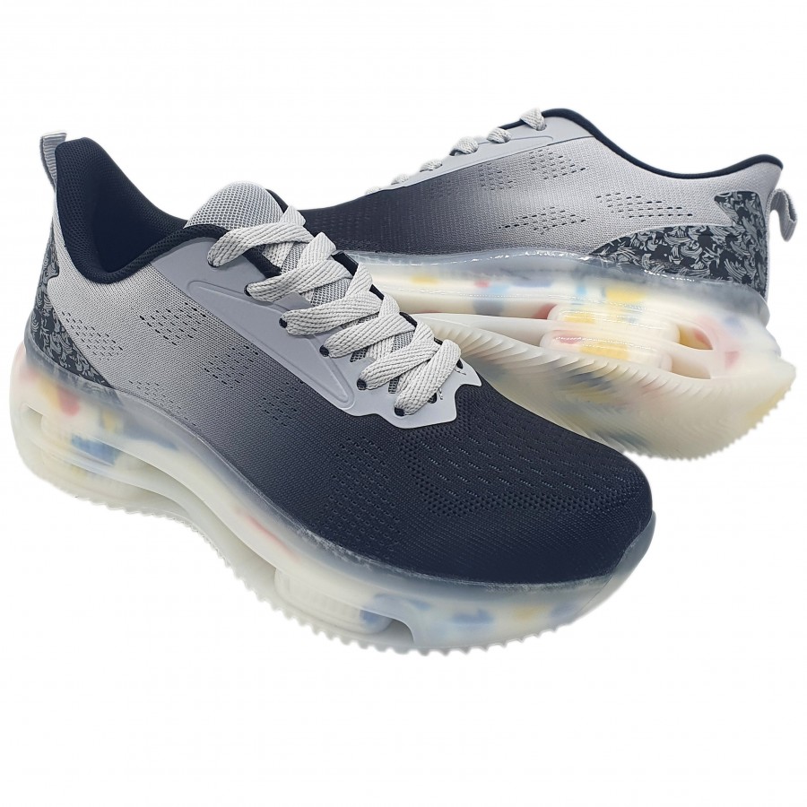 Pantofi Casual Cosmo Gri Negru Cod 5003 - Pantofi sport-oferit de denyonline.ro