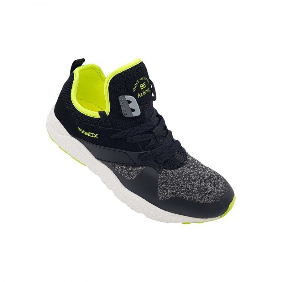 Pantofi Rio Barbatesti Negru-Gri Cod 851 - Oferta 1+1 Gratis-oferit de denyonline.ro