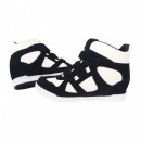 Ghete byoo1d camel white-Black Platforma Cod 89 - Ghete-oferit de denyonline.ro