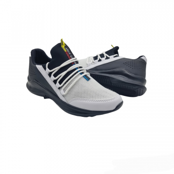  Pantofi Barbatesti presto alb negru Cod 2041